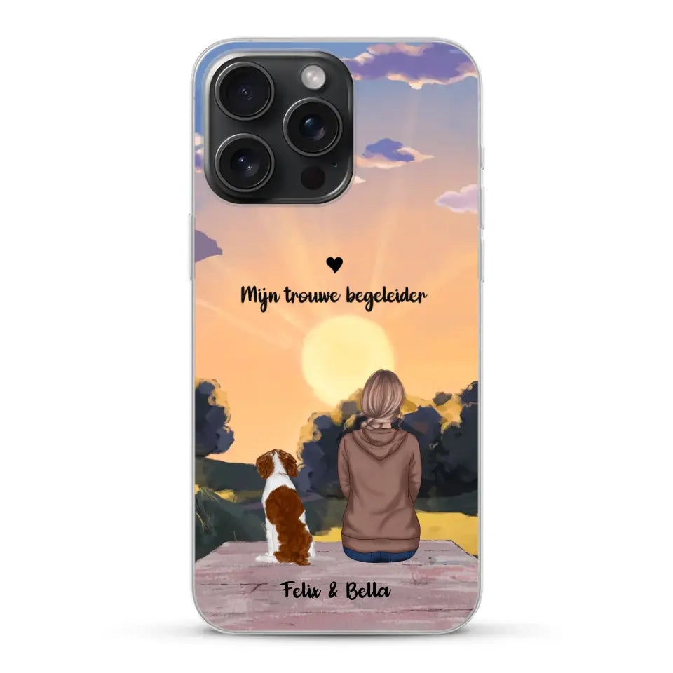 Seizoenen met huisdier - Gepersonaliseerd telefoonhoesje