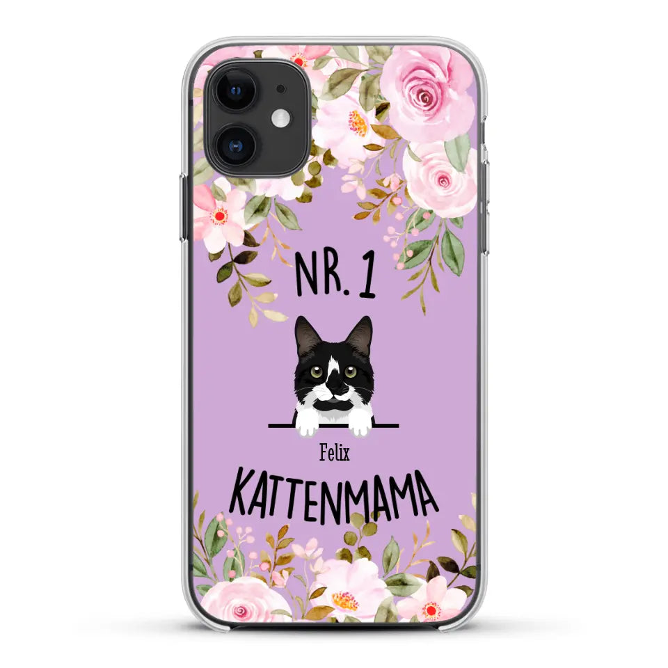 No. 1 Kattenmama - Gepersonaliseerd telefoonhoesje