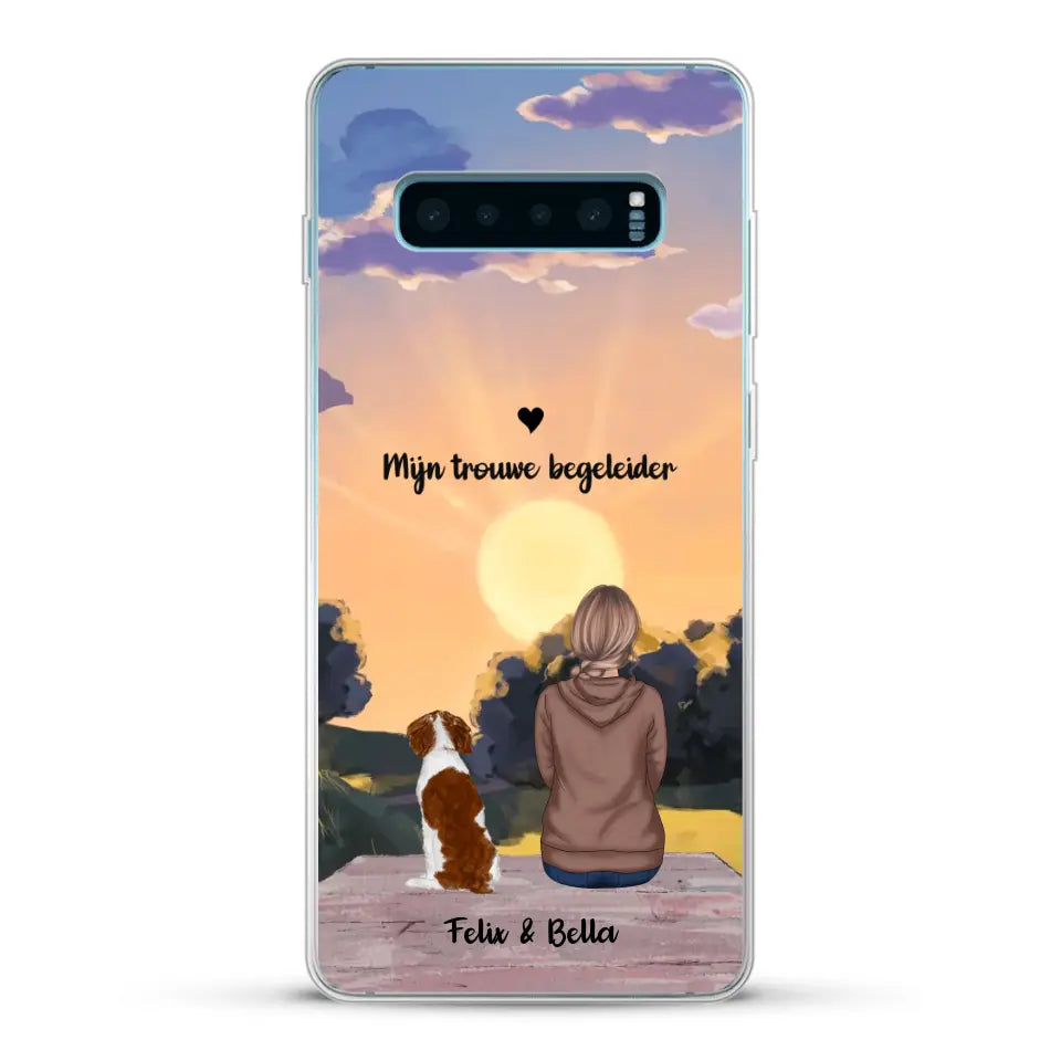Seizoenen met huisdier - Gepersonaliseerd telefoonhoesje