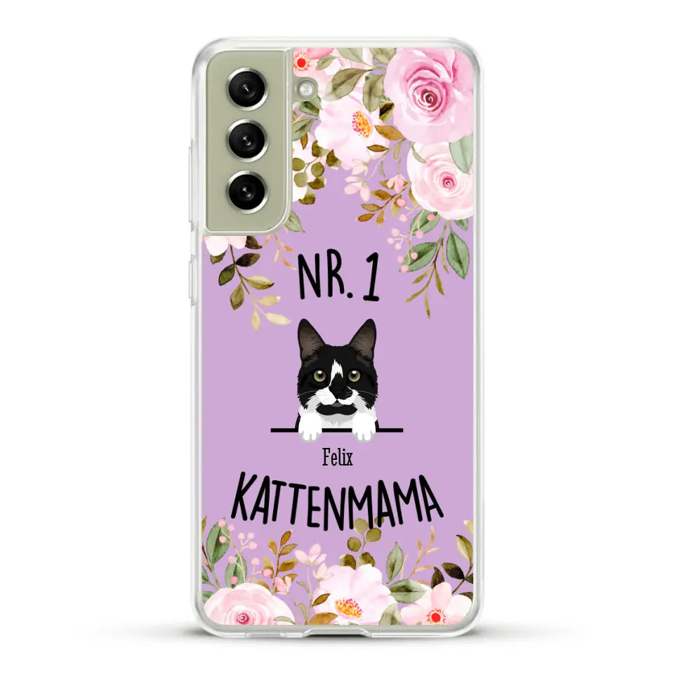 No. 1 Kattenmama - Gepersonaliseerd telefoonhoesje