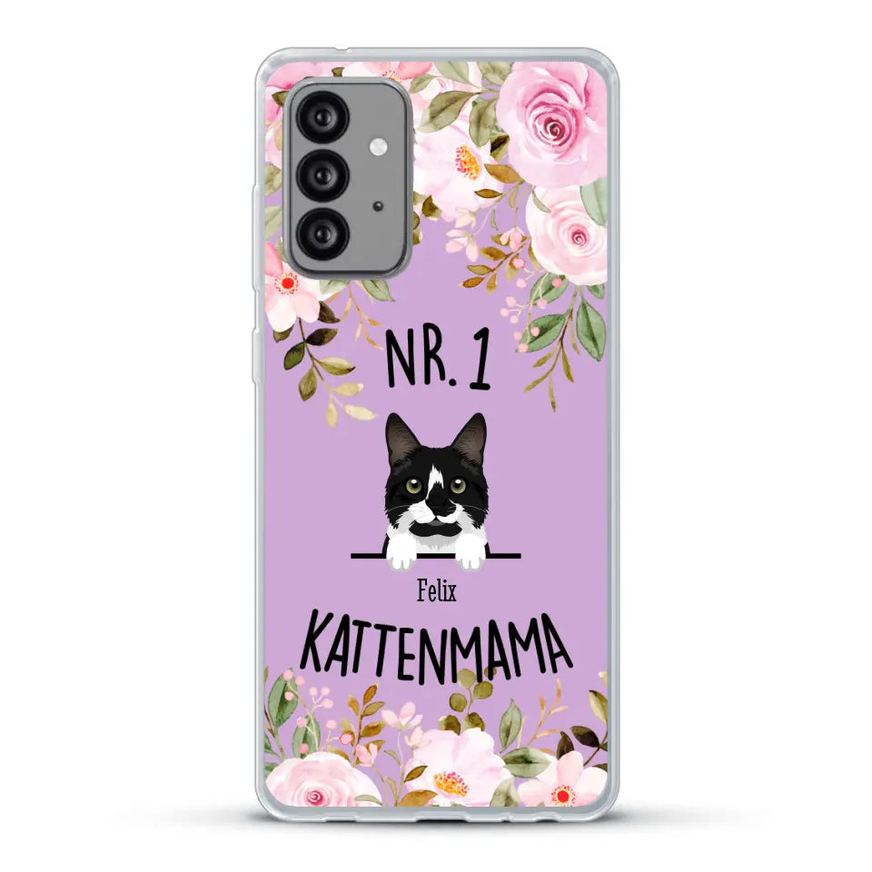 No. 1 Kattenmama - Gepersonaliseerd telefoonhoesje