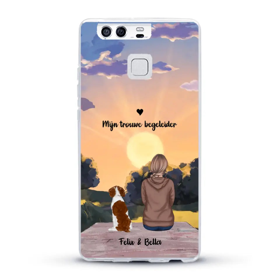 Seizoenen met huisdier - Gepersonaliseerd telefoonhoesje