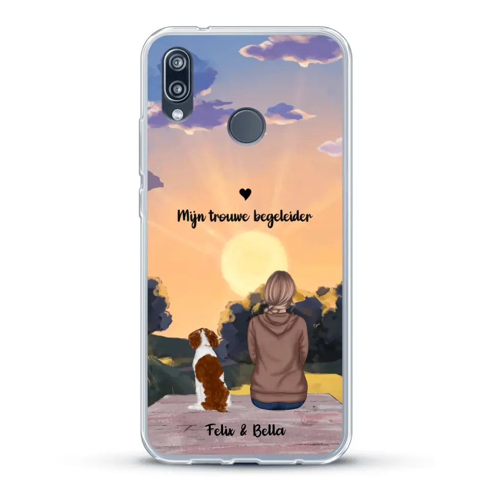 Seizoenen met huisdier - Gepersonaliseerd telefoonhoesje