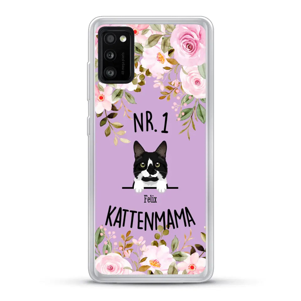 No. 1 Kattenmama - Gepersonaliseerd telefoonhoesje