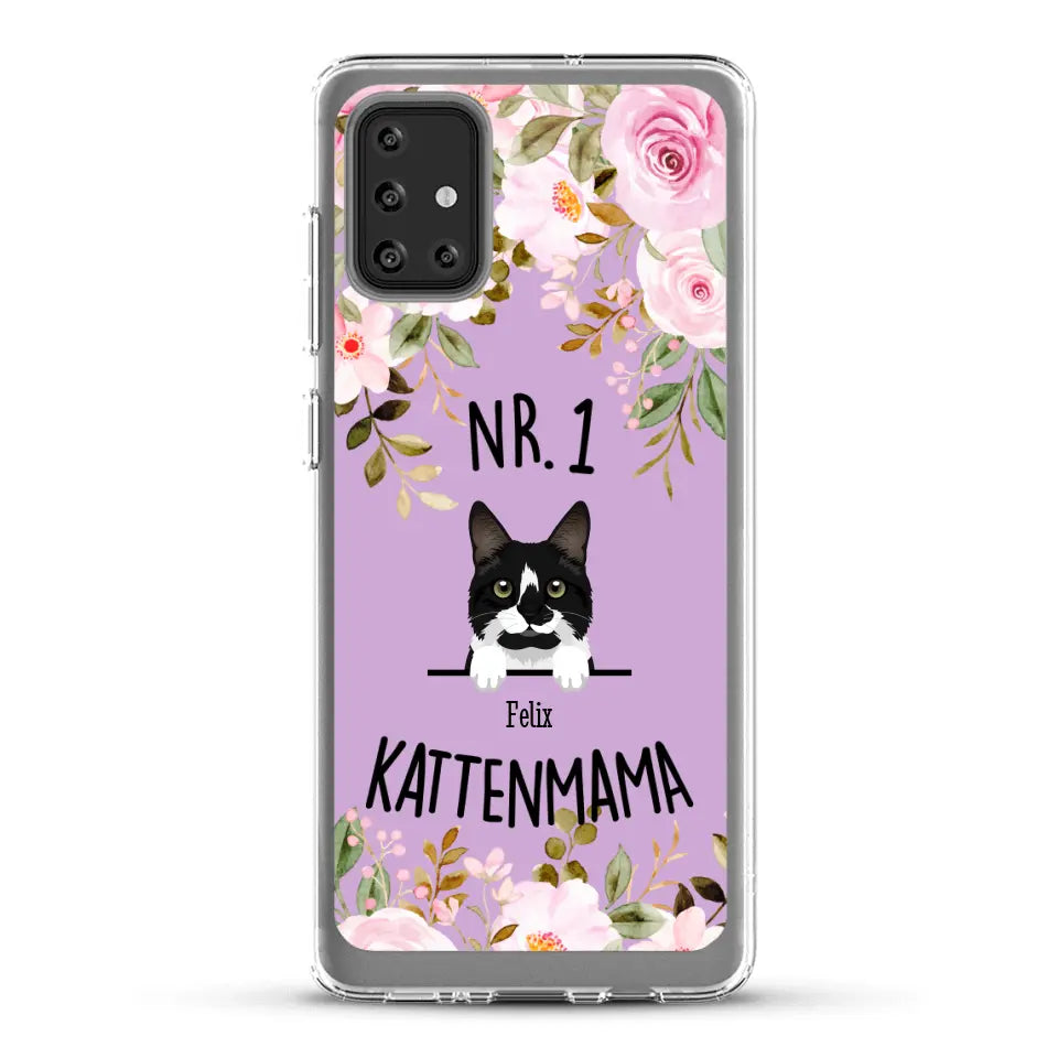No. 1 Kattenmama - Gepersonaliseerd telefoonhoesje