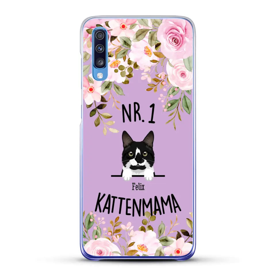 No. 1 Kattenmama - Gepersonaliseerd telefoonhoesje