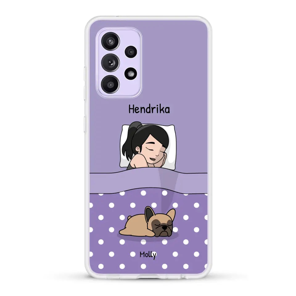 Knuffeltijd met pluisneuzen - Gepersonaliseerd telefoonhoesje