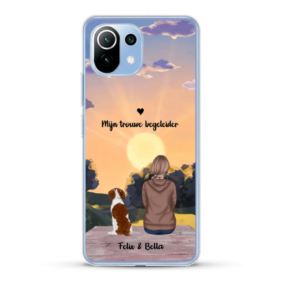 Seizoenen met huisdier - Gepersonaliseerd telefoonhoesje