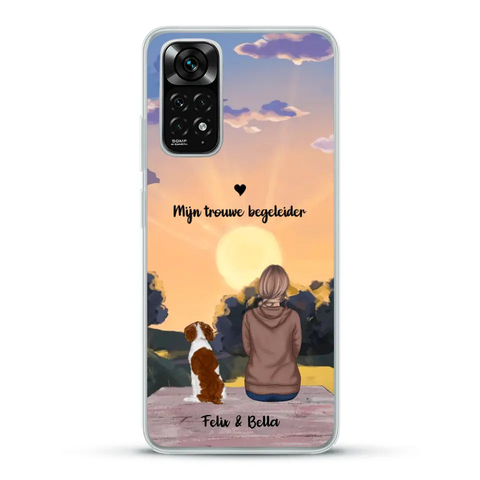 Seizoenen met huisdier - Gepersonaliseerd telefoonhoesje