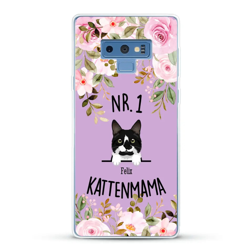 No. 1 Kattenmama - Gepersonaliseerd telefoonhoesje
