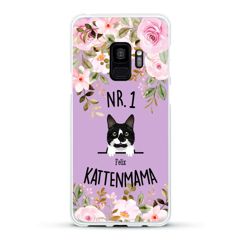 No. 1 Kattenmama - Gepersonaliseerd telefoonhoesje