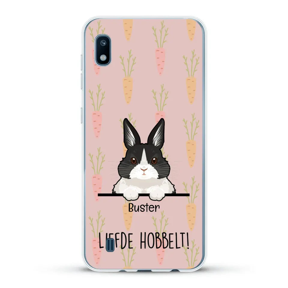 Liefde hobbelt! - Gepersonaliseerd telefoonhoesje