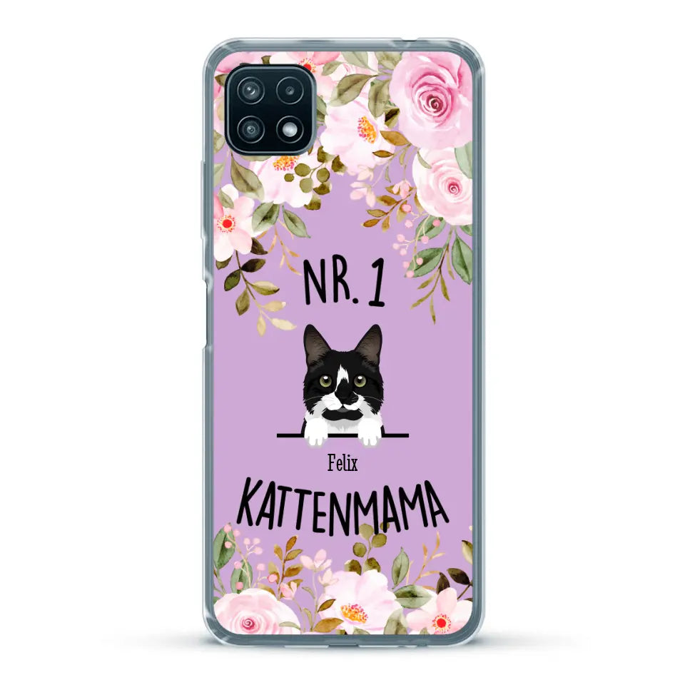 No. 1 Kattenmama - Gepersonaliseerd telefoonhoesje