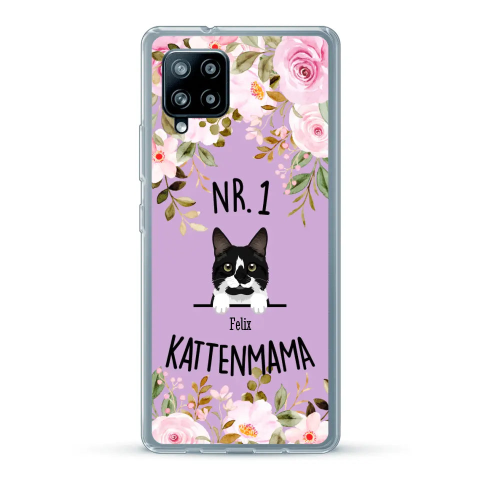 No. 1 Kattenmama - Gepersonaliseerd telefoonhoesje