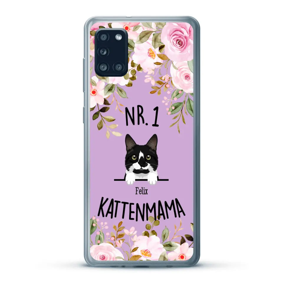 No. 1 Kattenmama - Gepersonaliseerd telefoonhoesje