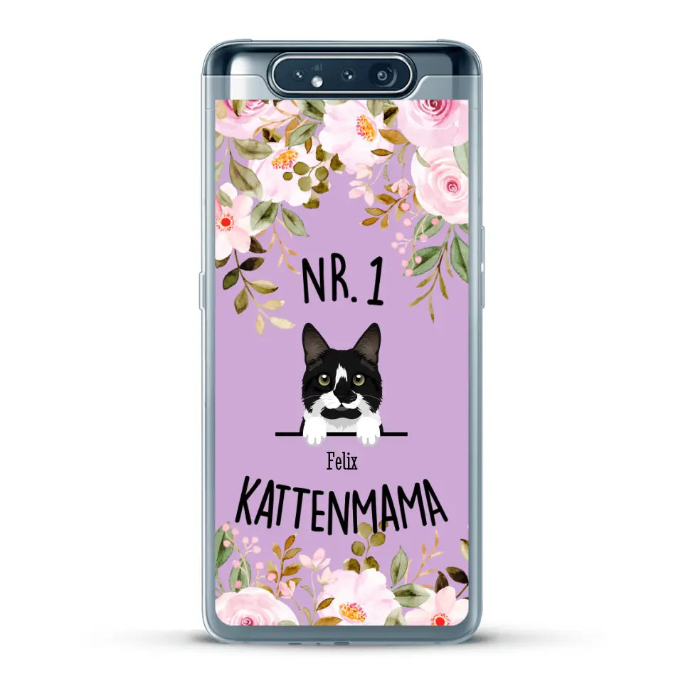 No. 1 Kattenmama - Gepersonaliseerd telefoonhoesje