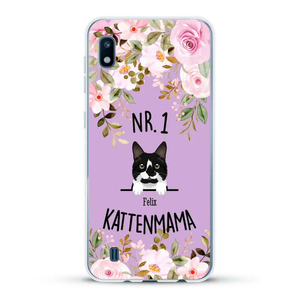 No. 1 Kattenmama - Gepersonaliseerd telefoonhoesje