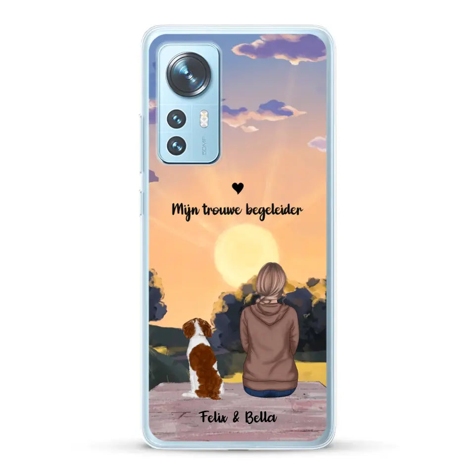 Seizoenen met huisdier - Gepersonaliseerd telefoonhoesje