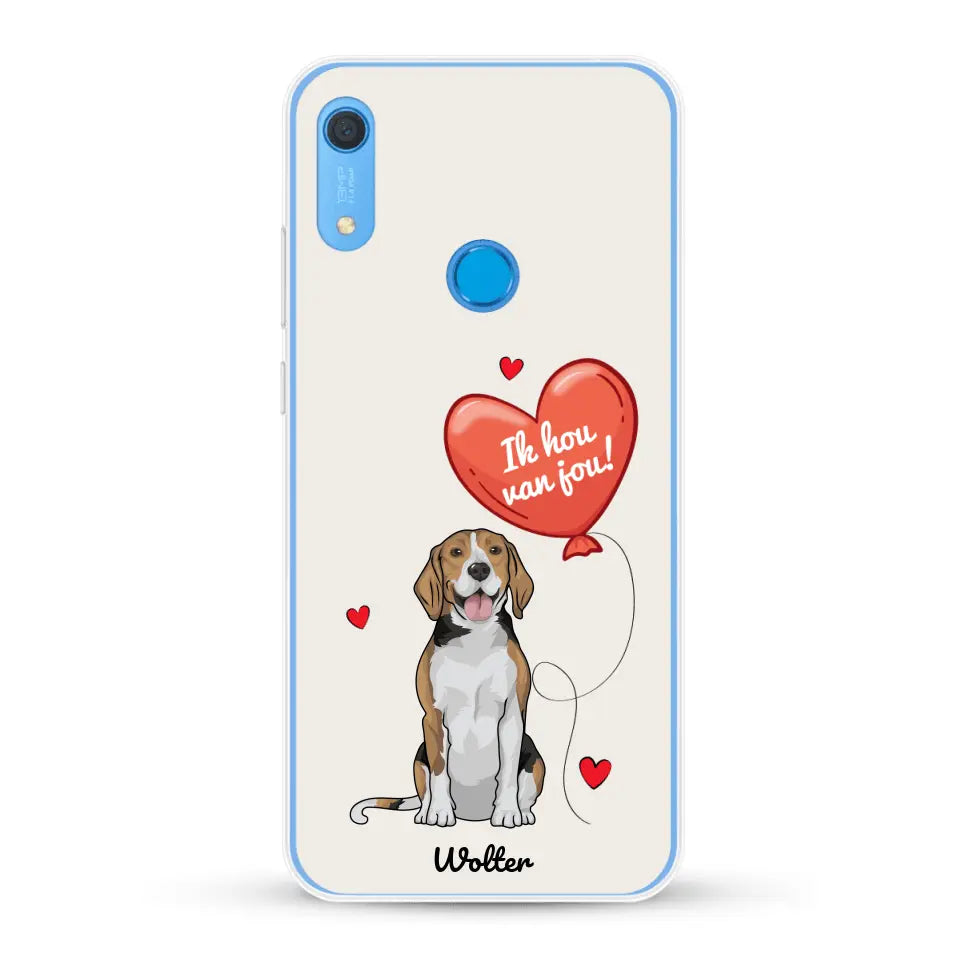 Hondenliefde - Gepersonaliseerd telefoonhoesje