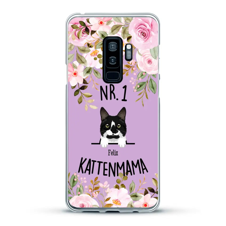 No. 1 Kattenmama - Gepersonaliseerd telefoonhoesje