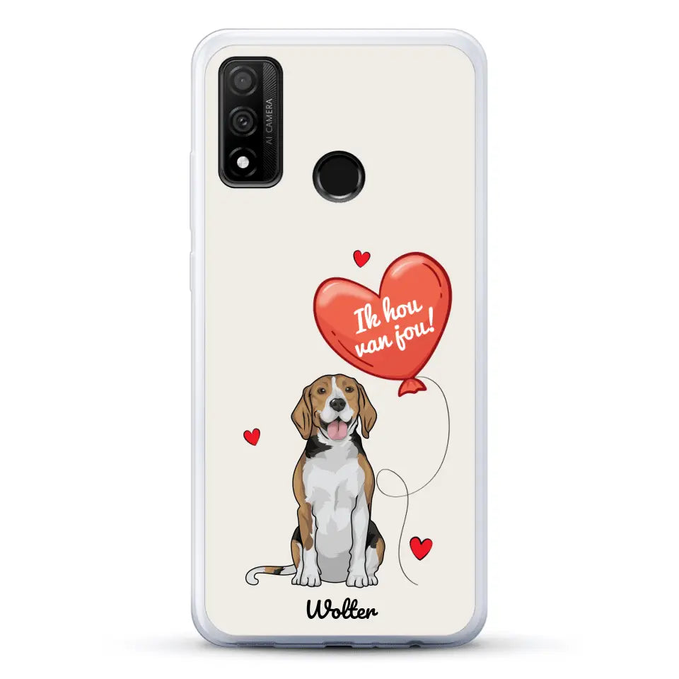 Hondenliefde - Gepersonaliseerd telefoonhoesje