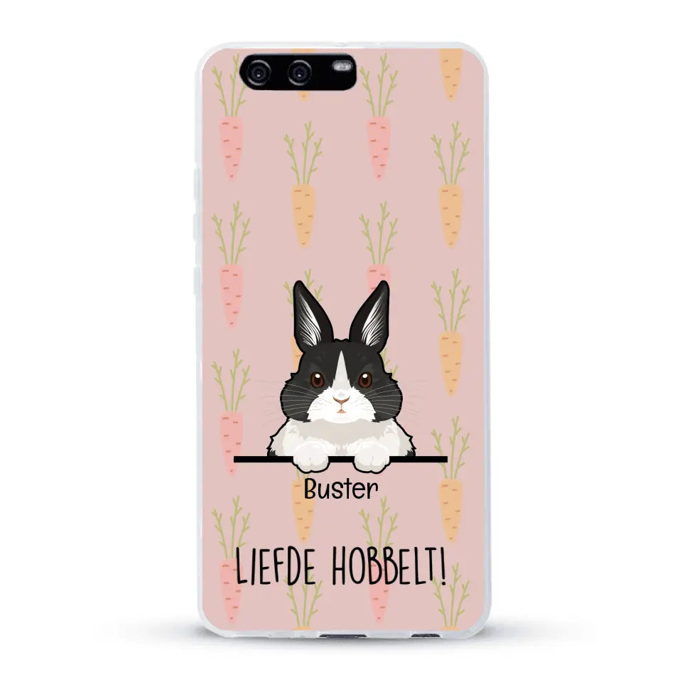Liefde hobbelt! - Gepersonaliseerd telefoonhoesje