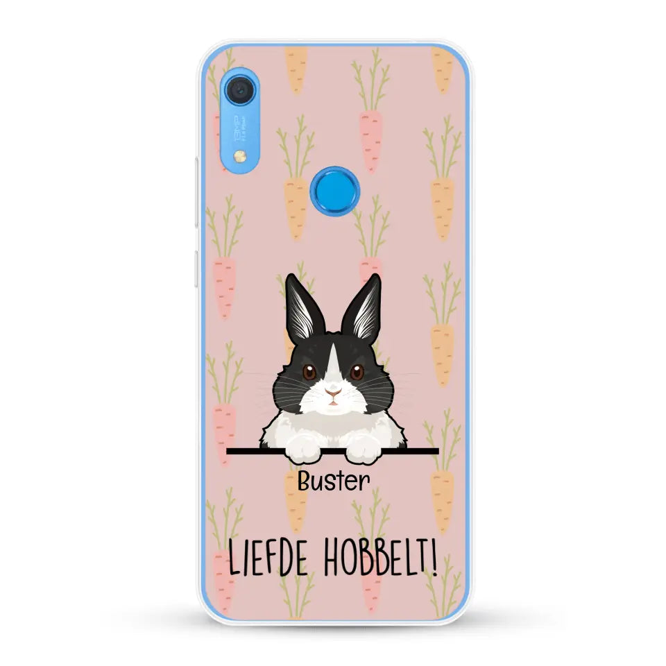 Liefde hobbelt! - Gepersonaliseerd telefoonhoesje