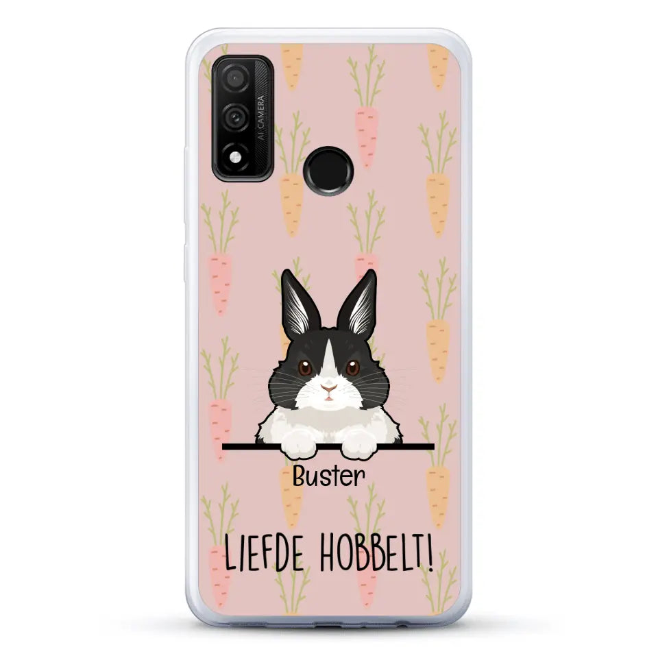 Liefde hobbelt! - Gepersonaliseerd telefoonhoesje