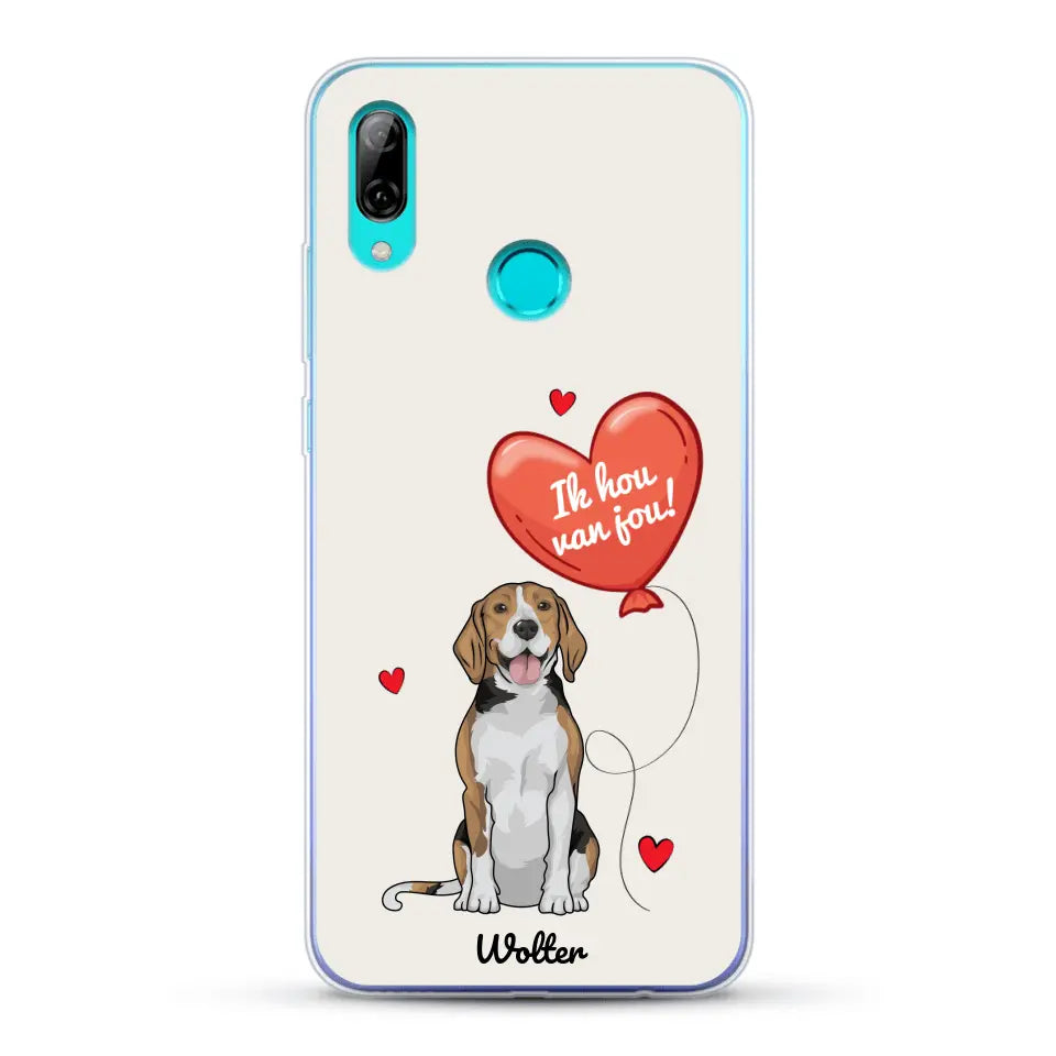 Hondenliefde - Gepersonaliseerd telefoonhoesje
