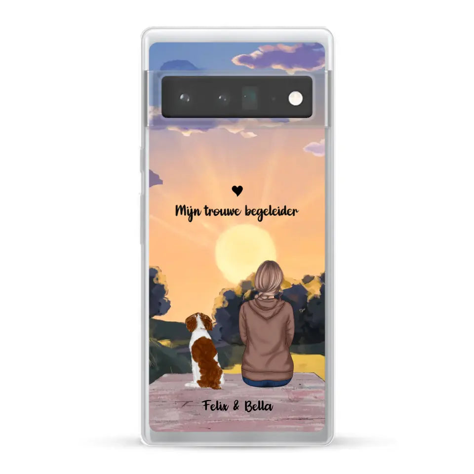 Seizoenen met huisdier - Gepersonaliseerd telefoonhoesje