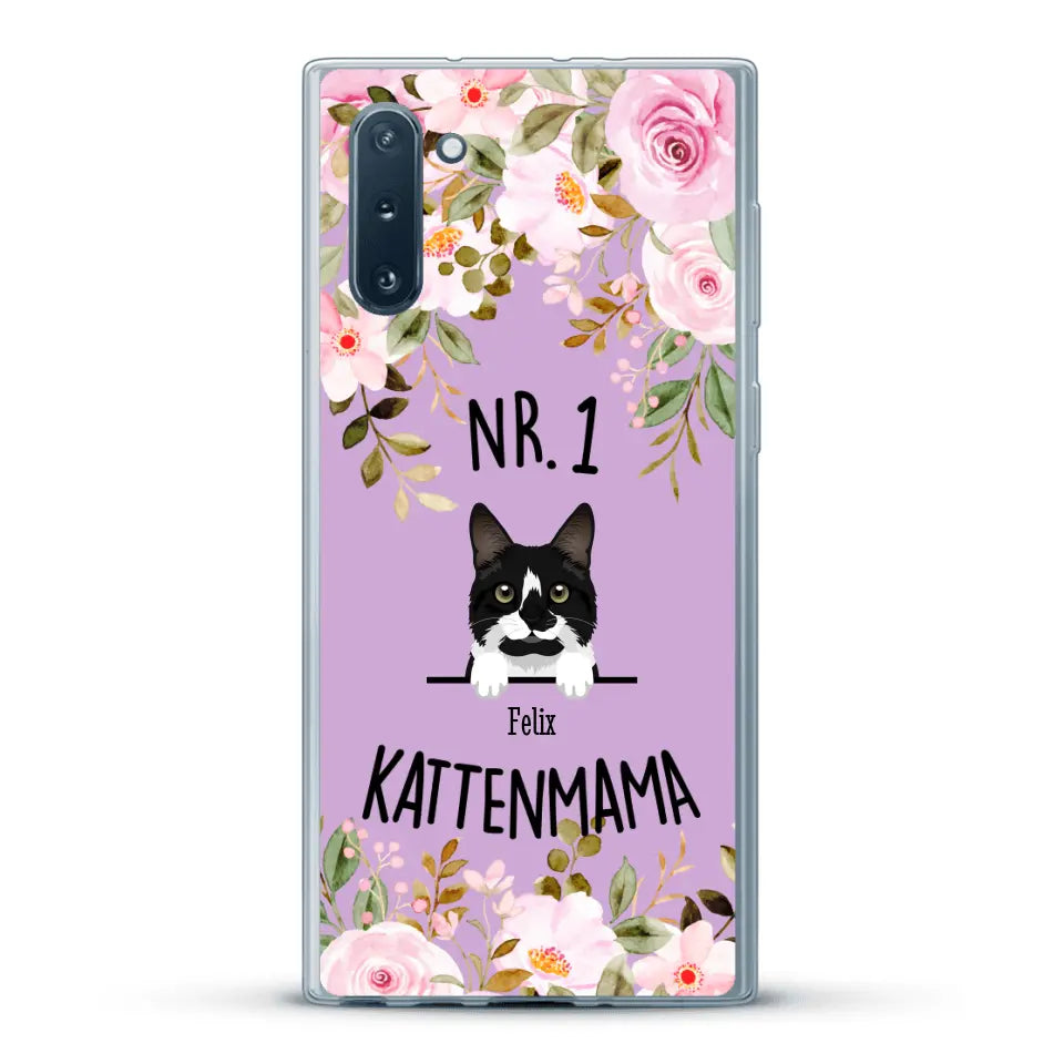 No. 1 Kattenmama - Gepersonaliseerd telefoonhoesje