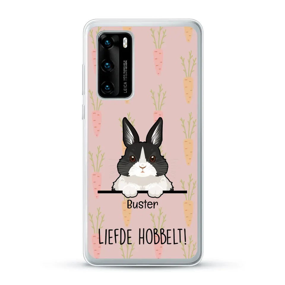 Liefde hobbelt! - Gepersonaliseerd telefoonhoesje