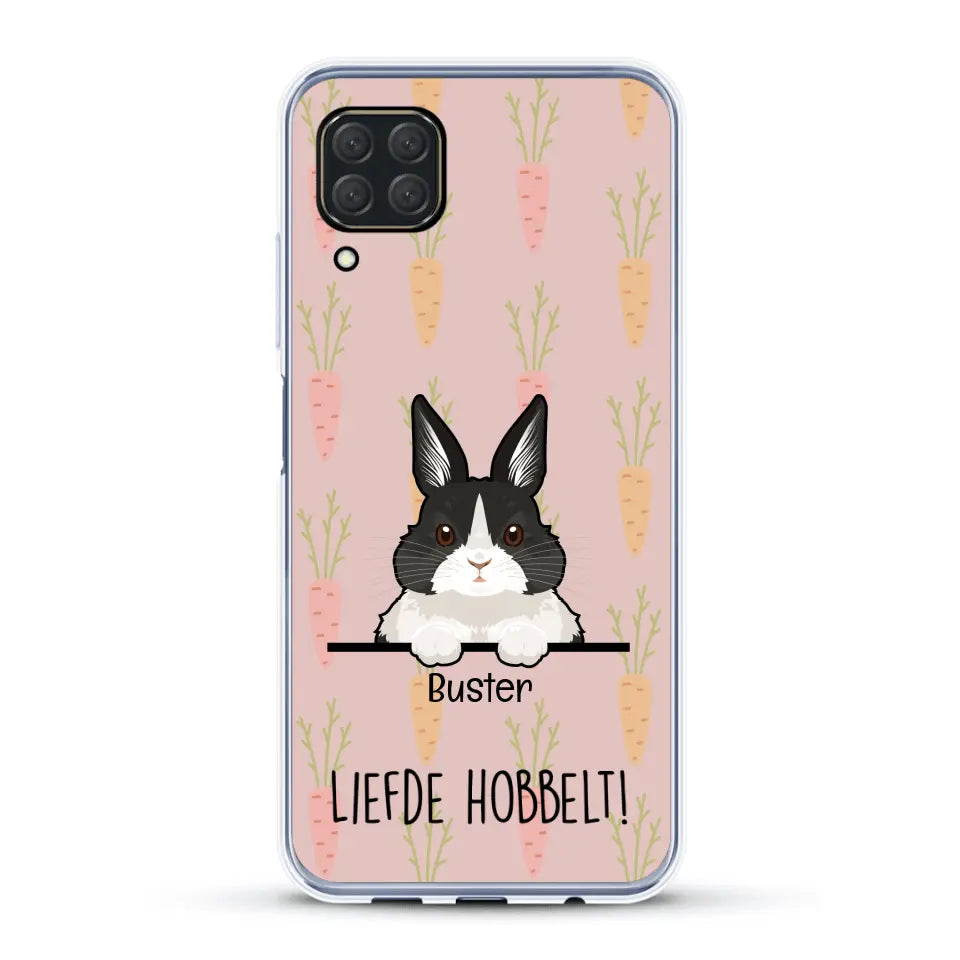 Liefde hobbelt! - Gepersonaliseerd telefoonhoesje