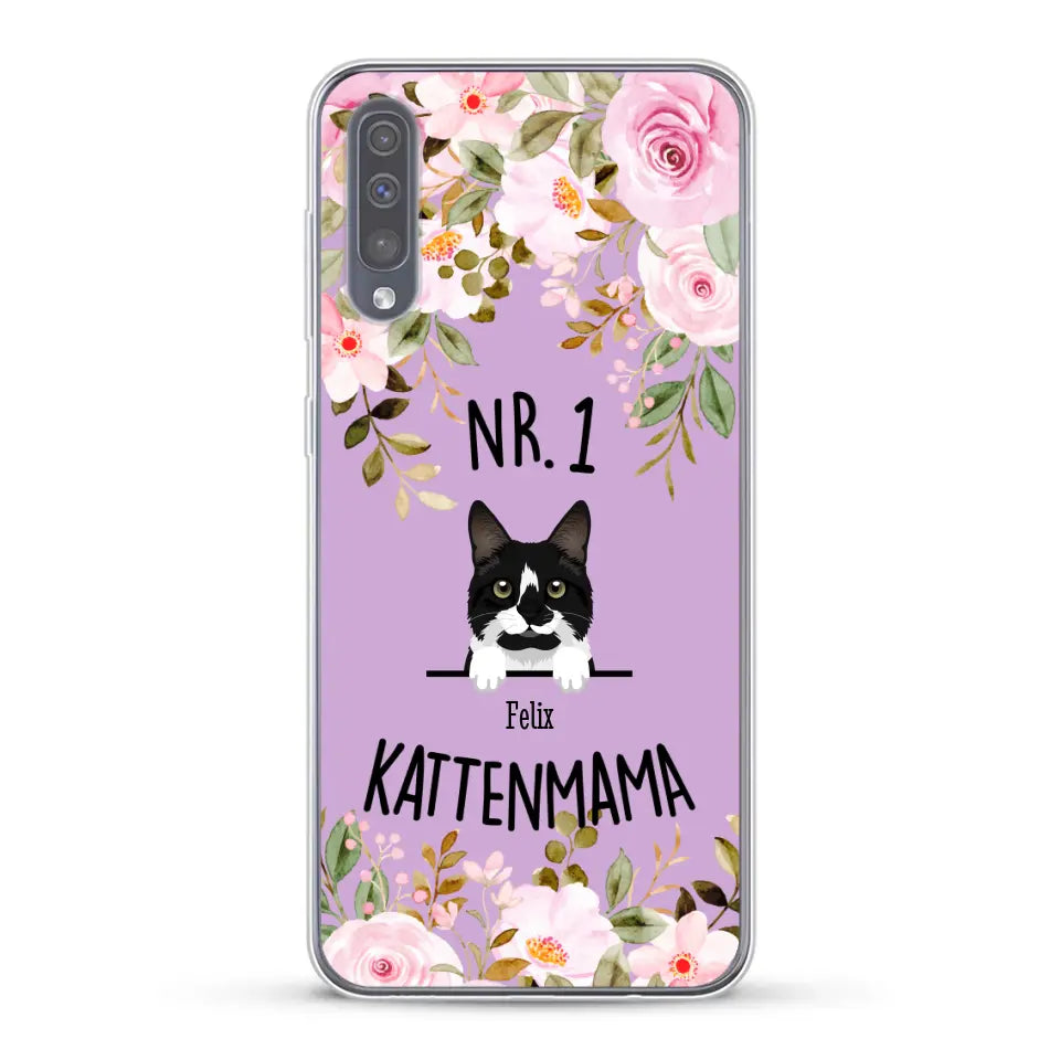 No. 1 Kattenmama - Gepersonaliseerd telefoonhoesje