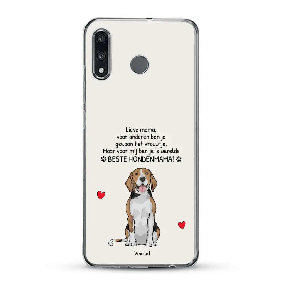 's werelds beste hondenmama - Gepersonaliseerd telefoonhoesje