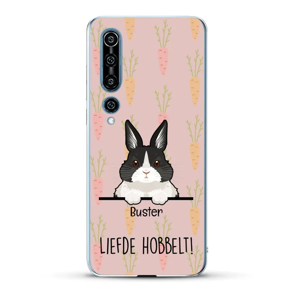 Liefde hobbelt! - Gepersonaliseerd telefoonhoesje