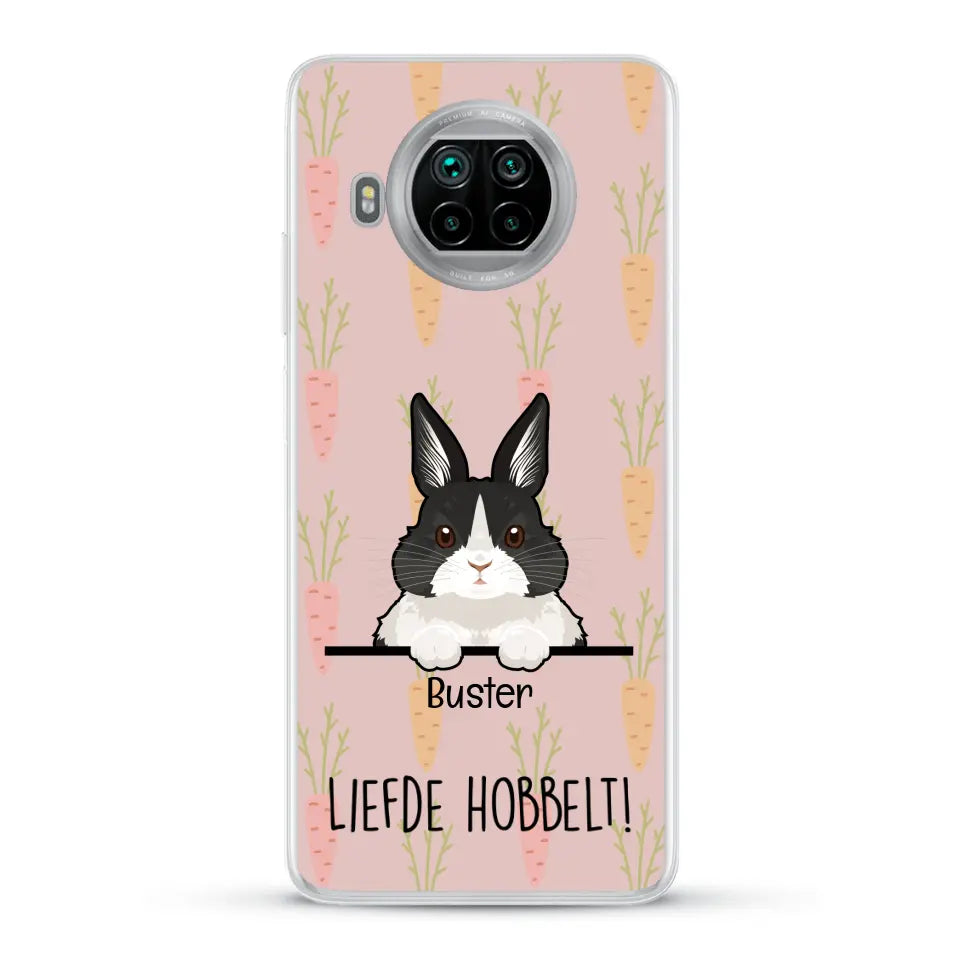 Liefde hobbelt! - Gepersonaliseerd telefoonhoesje