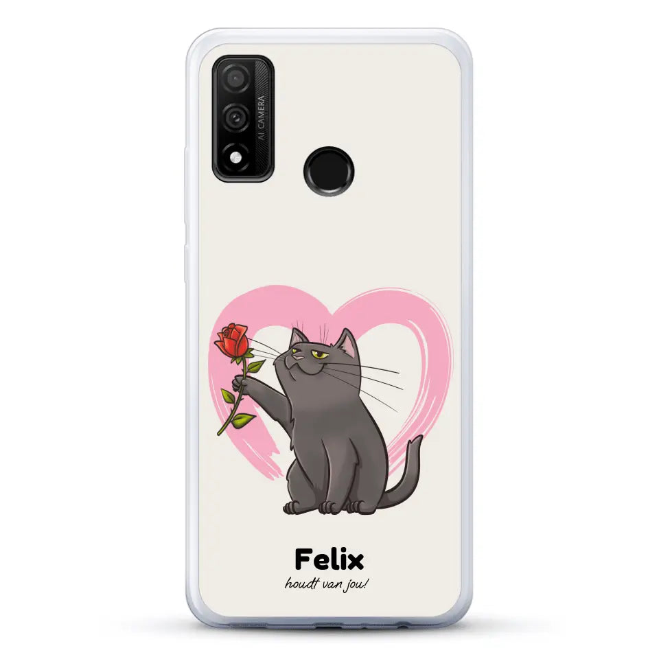 Jouw kat houdt van jou - Gepersonaliseerd telefoonhoesje