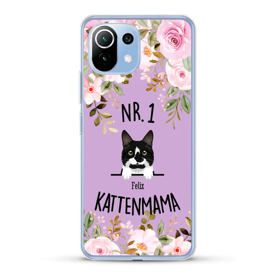 No. 1 Kattenmama - Gepersonaliseerd telefoonhoesje