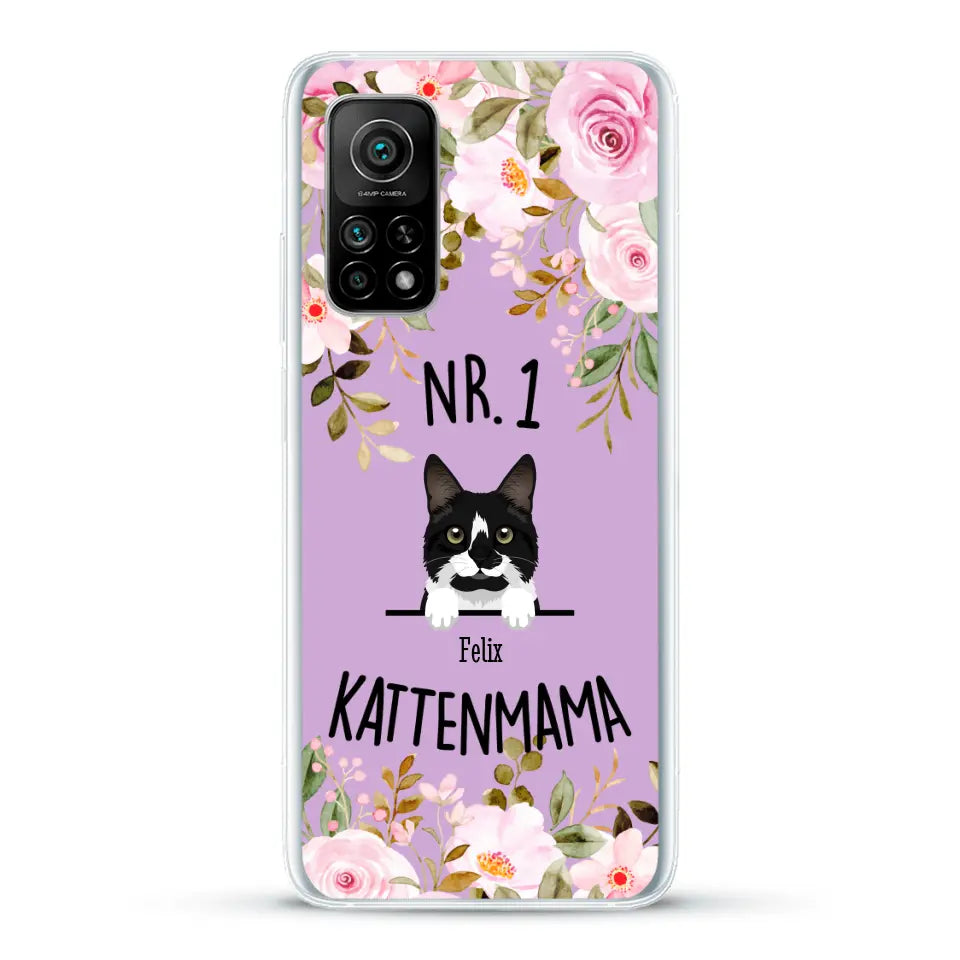 No. 1 Kattenmama - Gepersonaliseerd telefoonhoesje