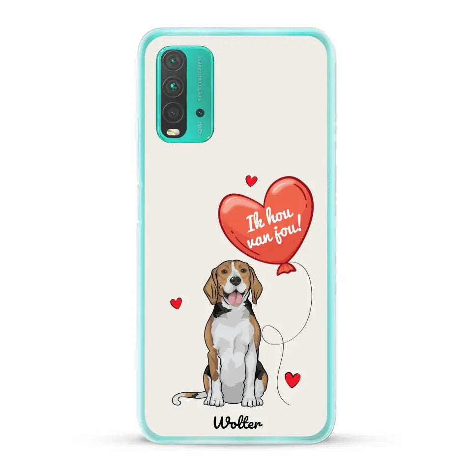 Hondenliefde - Gepersonaliseerd telefoonhoesje