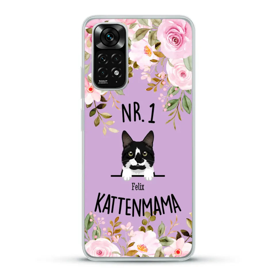 No. 1 Kattenmama - Gepersonaliseerd telefoonhoesje
