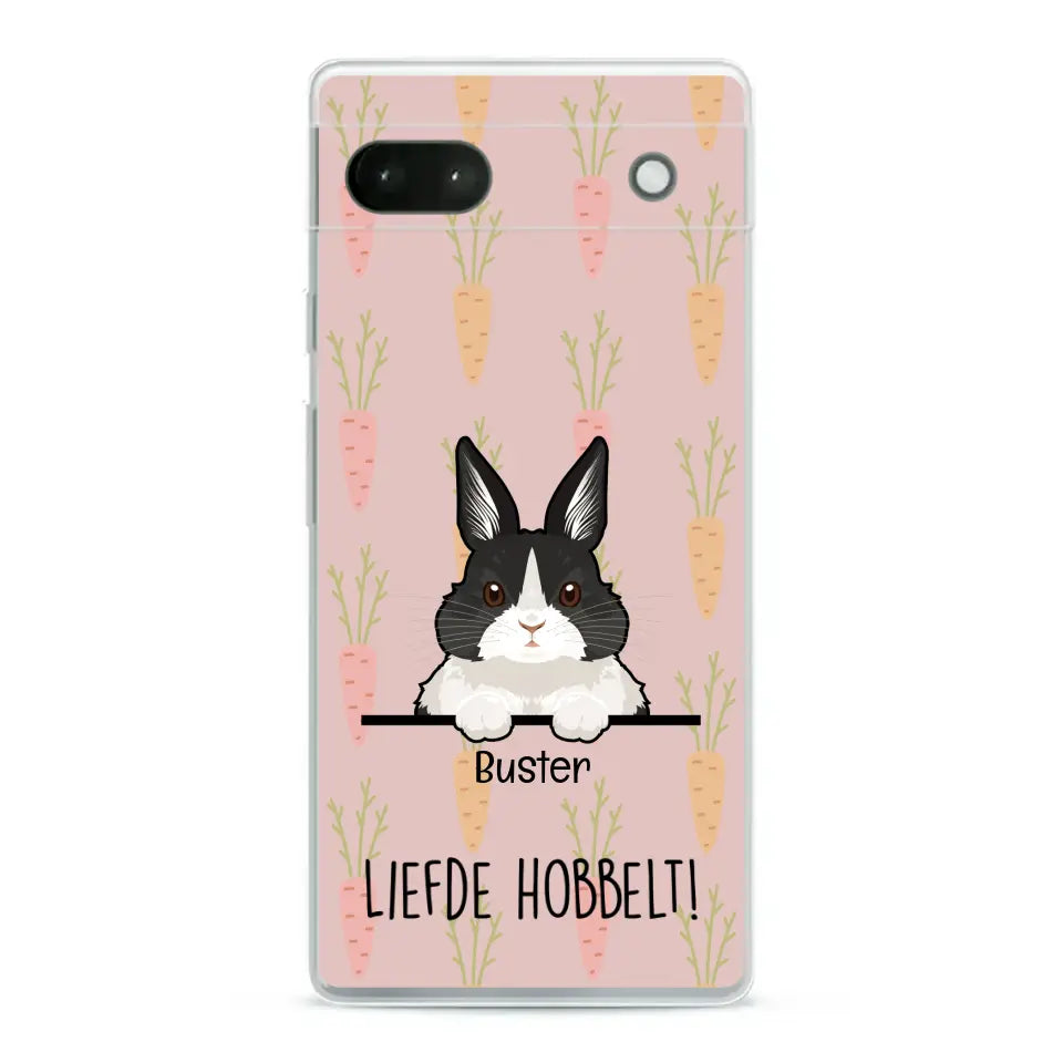 Liefde hobbelt! - Gepersonaliseerd telefoonhoesje