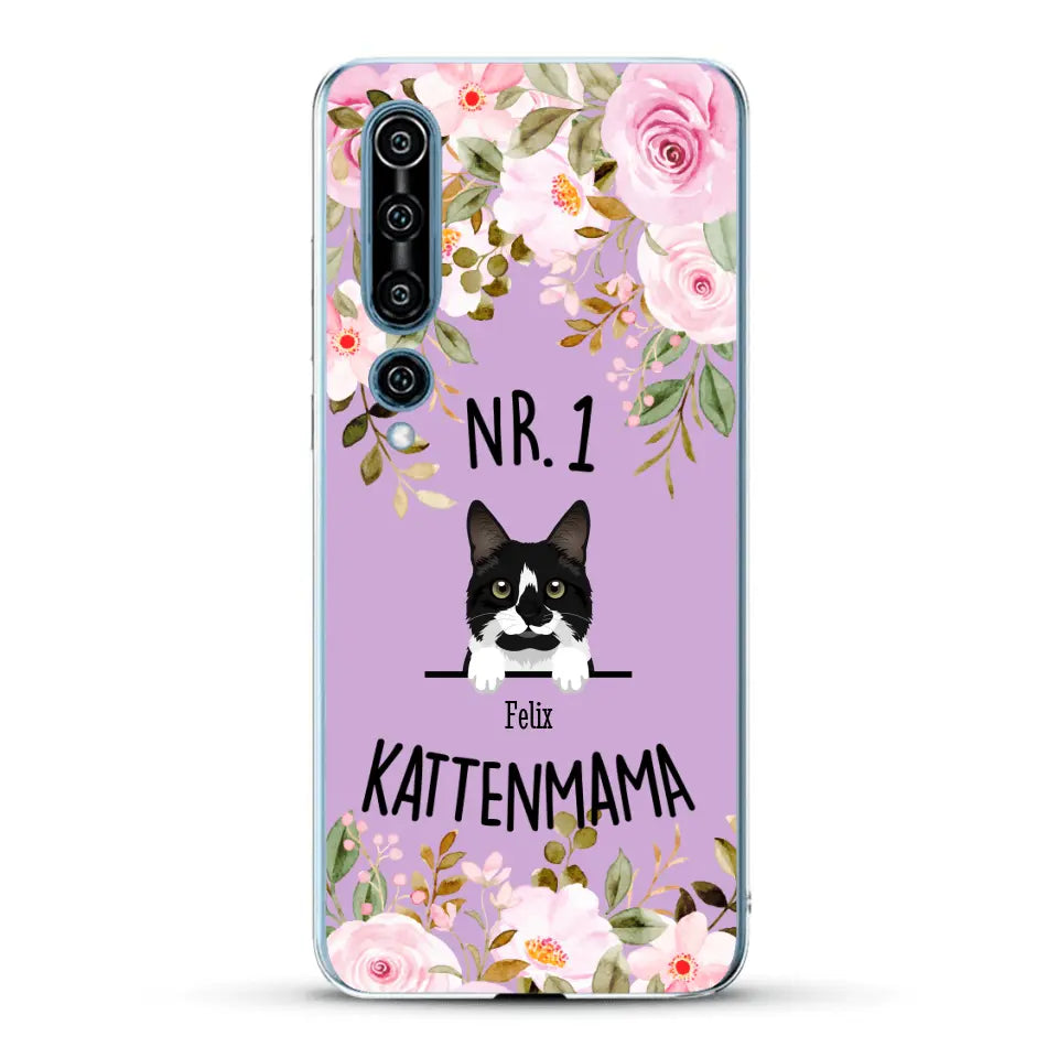 No. 1 Kattenmama - Gepersonaliseerd telefoonhoesje