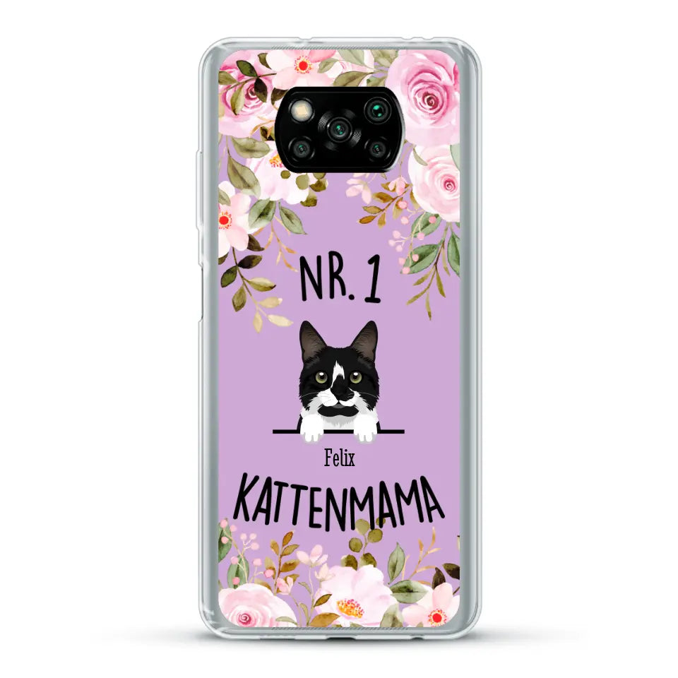 No. 1 Kattenmama - Gepersonaliseerd telefoonhoesje