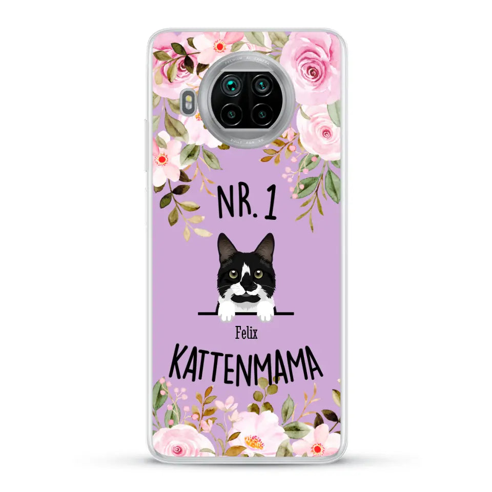 No. 1 Kattenmama - Gepersonaliseerd telefoonhoesje