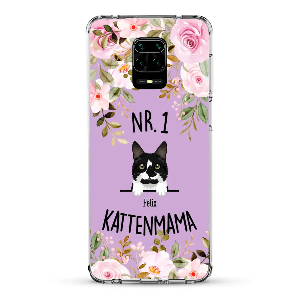 No. 1 Kattenmama - Gepersonaliseerd telefoonhoesje