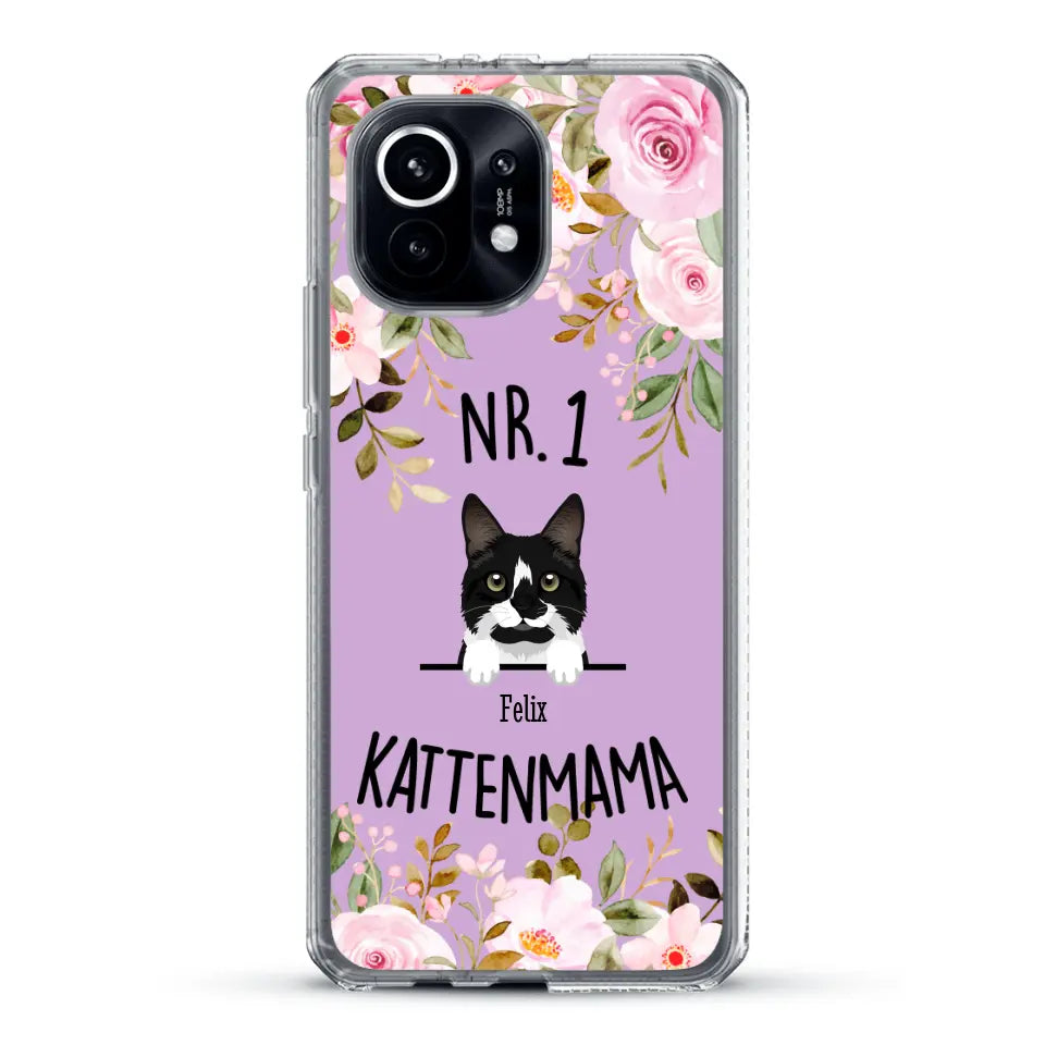 No. 1 Kattenmama - Gepersonaliseerd telefoonhoesje