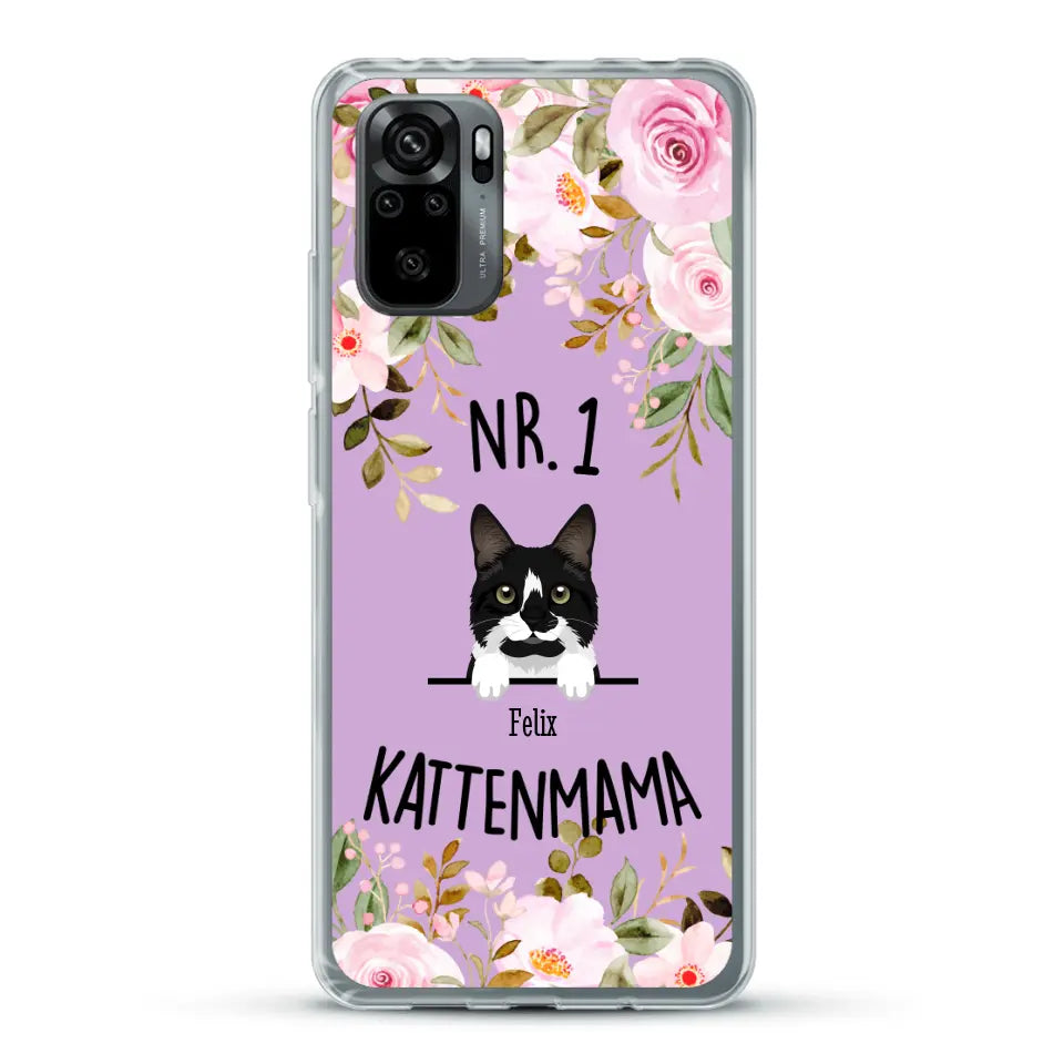 No. 1 Kattenmama - Gepersonaliseerd telefoonhoesje