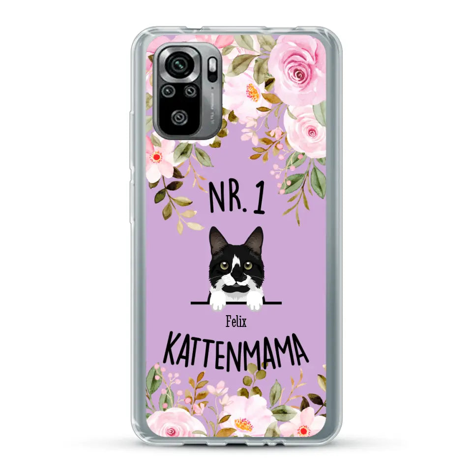No. 1 Kattenmama - Gepersonaliseerd telefoonhoesje